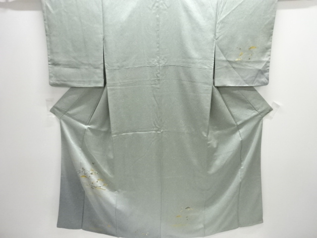 JAPANESE KIMONO / HOMONGI / KINSAI / SHELL INLAY / PINE